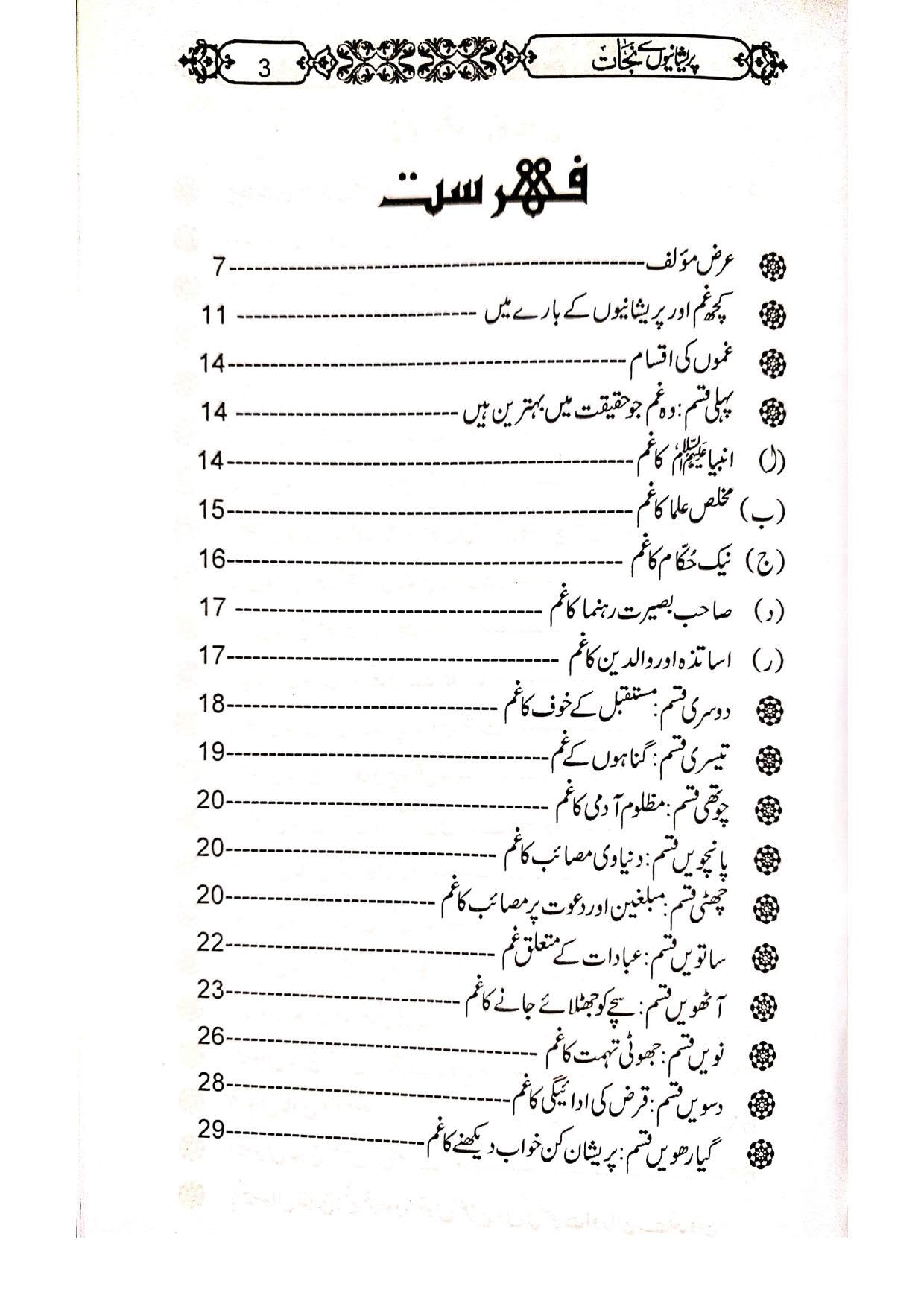 Preshanion se Nijat<br>پریشانیوں سے نجات