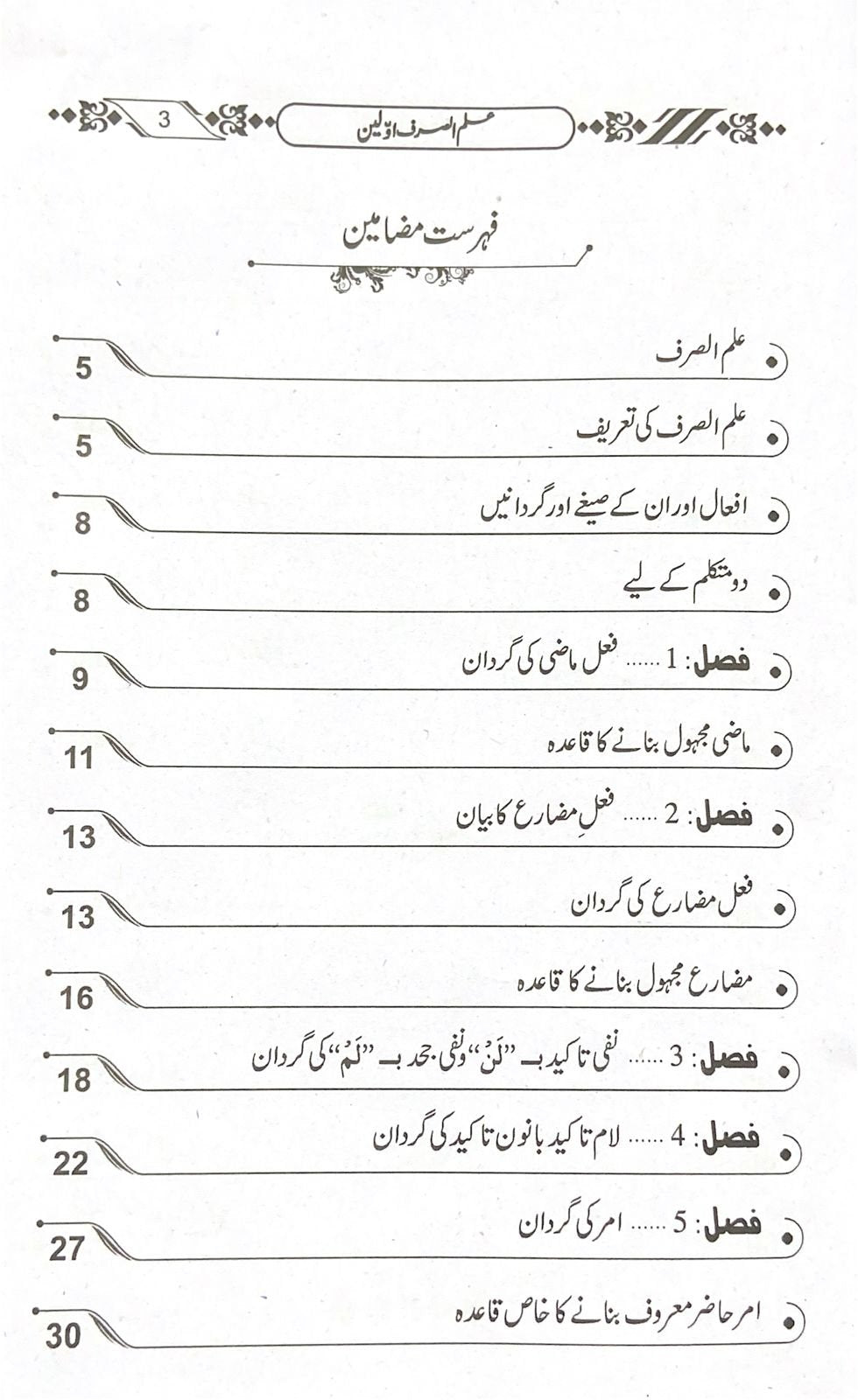 Ilm us Sarf (Akhren)
علم الصرف آخرین