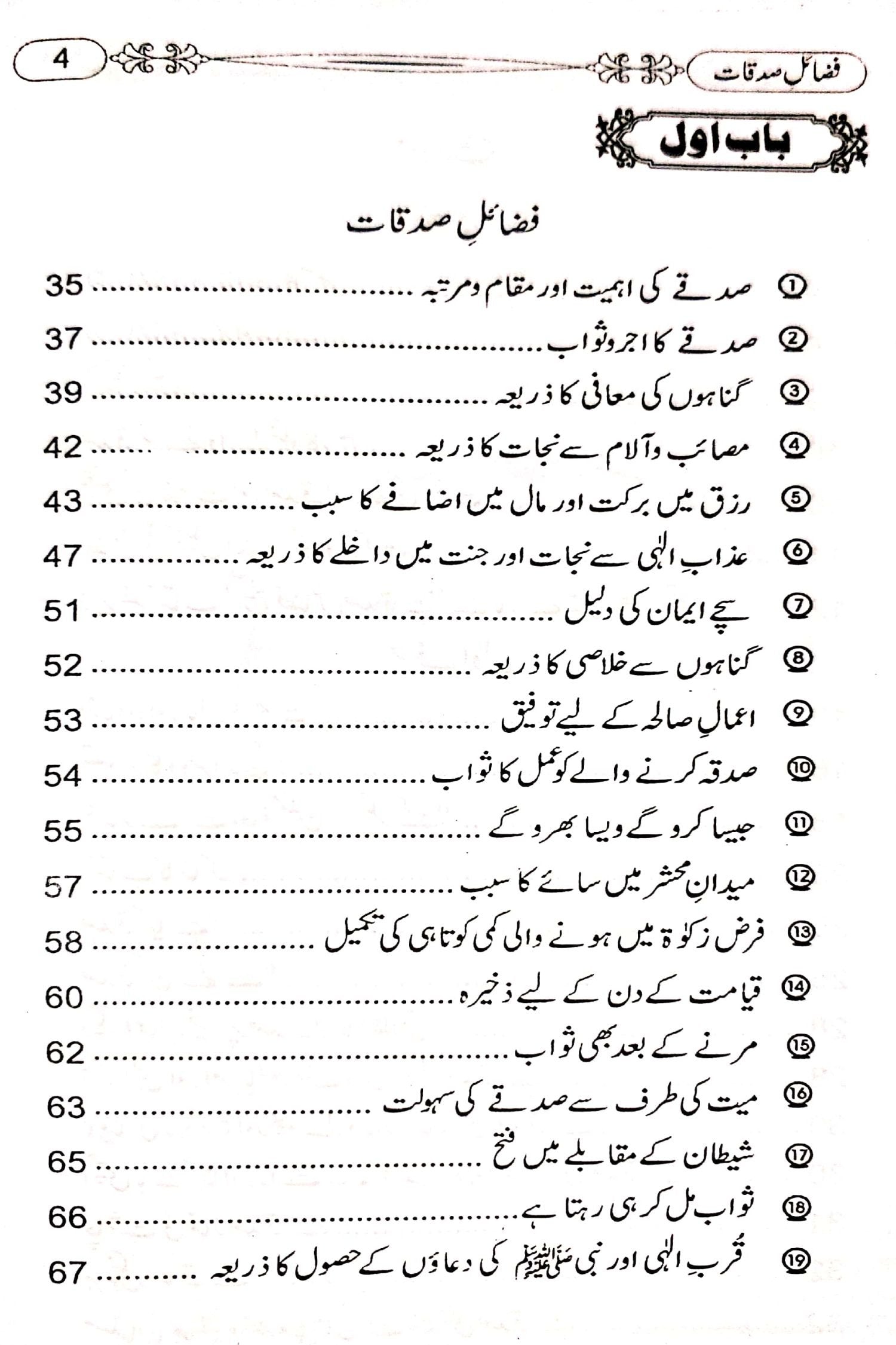 Fazail e Sadaqat<br>فضائل صدقات