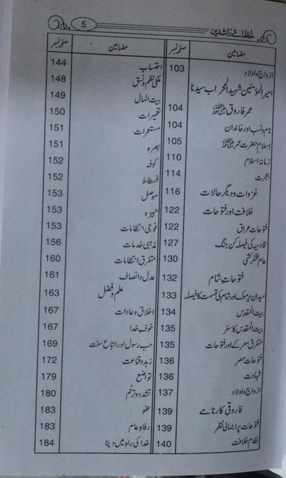 Khulfa e Rashdeen (Simple Edition) <br> خلفائے راشدیں (لوکل کاغذ)