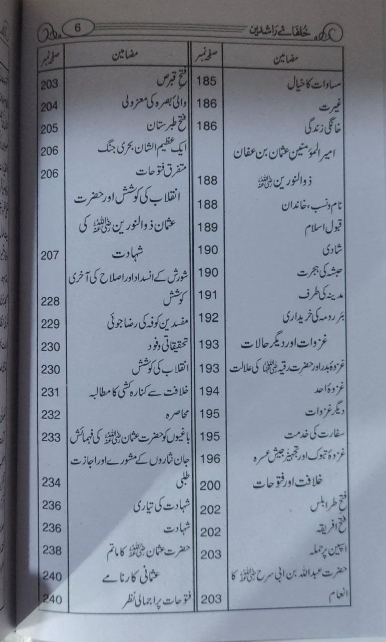 Khulfa e Rashdeen (Simple Edition) <br> خلفائے راشدیں (لوکل کاغذ)