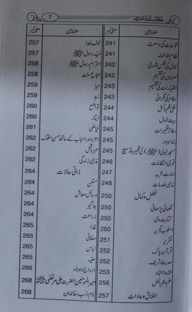 Khulfa e Rashdeen (Simple Edition) <br> خلفائے راشدیں (لوکل کاغذ)