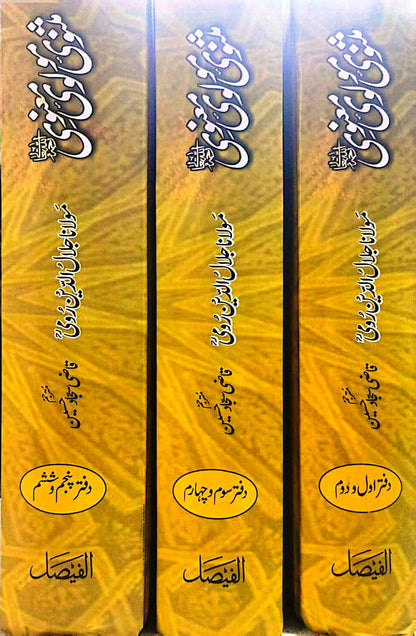 Masnavi Maulvi Manvi (3 Vol. Complete Set) <br> مثنوی مولوی معنوی