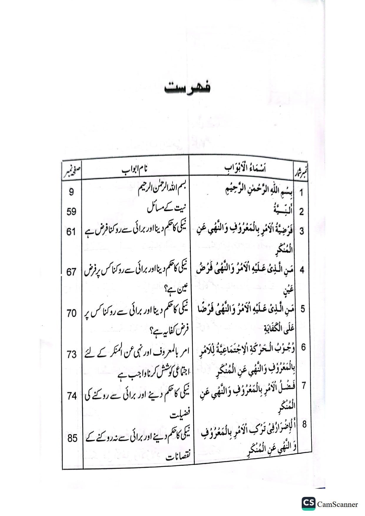 Amr Bil Maroof Nahi Anil Munkar<br>امر بالمعروف اور نہی عن المنکر