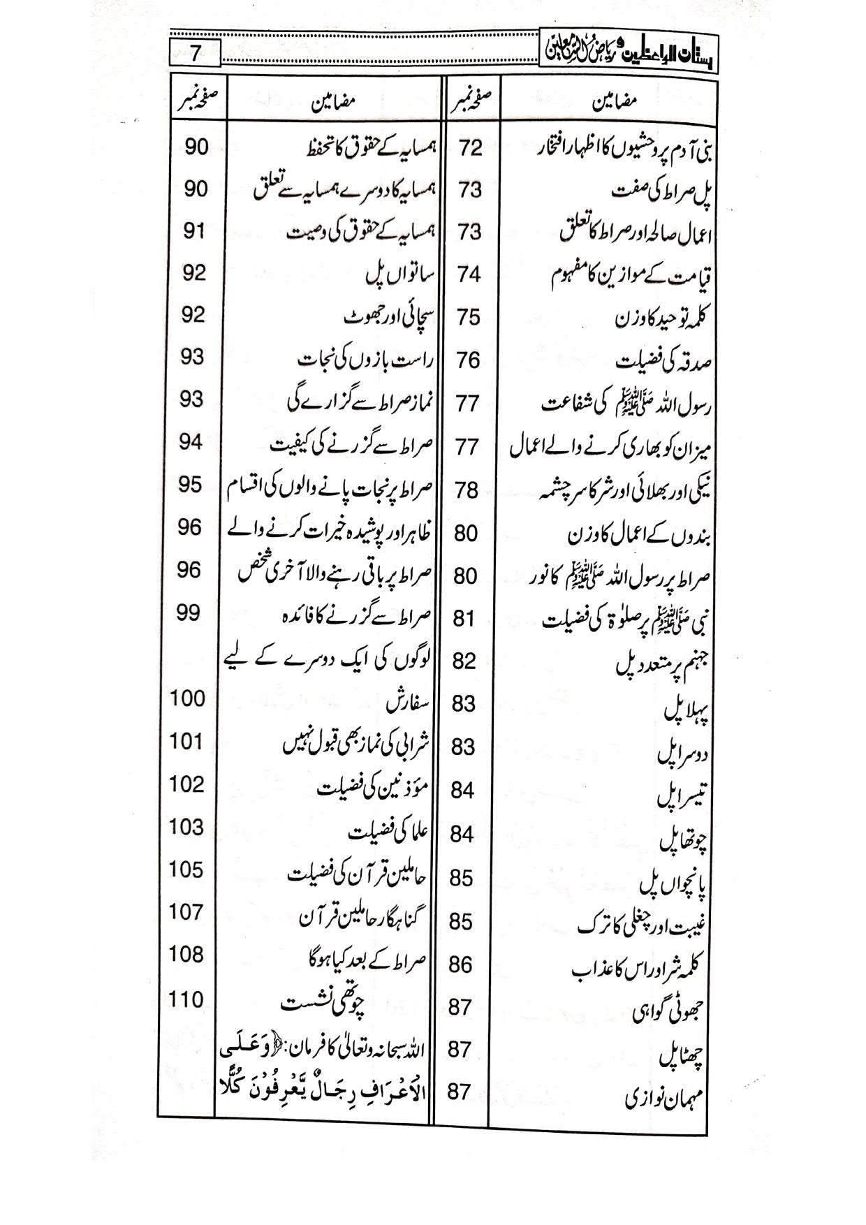 Bustan Ul Waezeen<br>بستان الواعظین