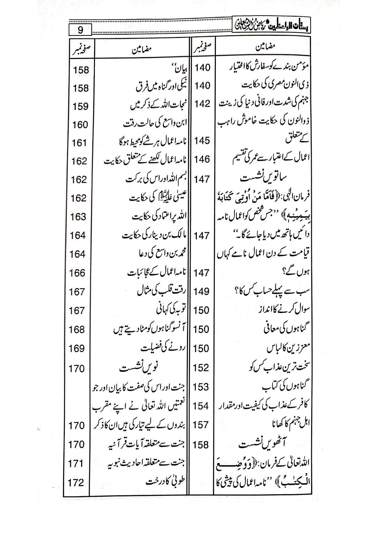 Bustan Ul Waezeen<br>بستان الواعظین