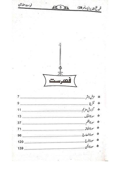 Tafseer Fathul Qadeer (Para 29)<br>تفسیر فتح القدیر انتیسواں پارہ