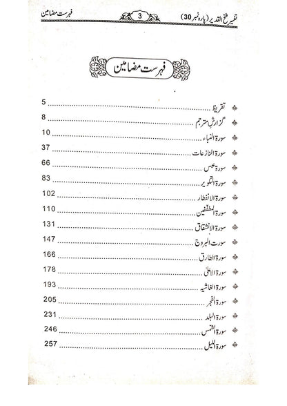 Tafseer Fathul Qadeer (Para 30)<br>تفسیر فتح القدیر تیسواں پارہ