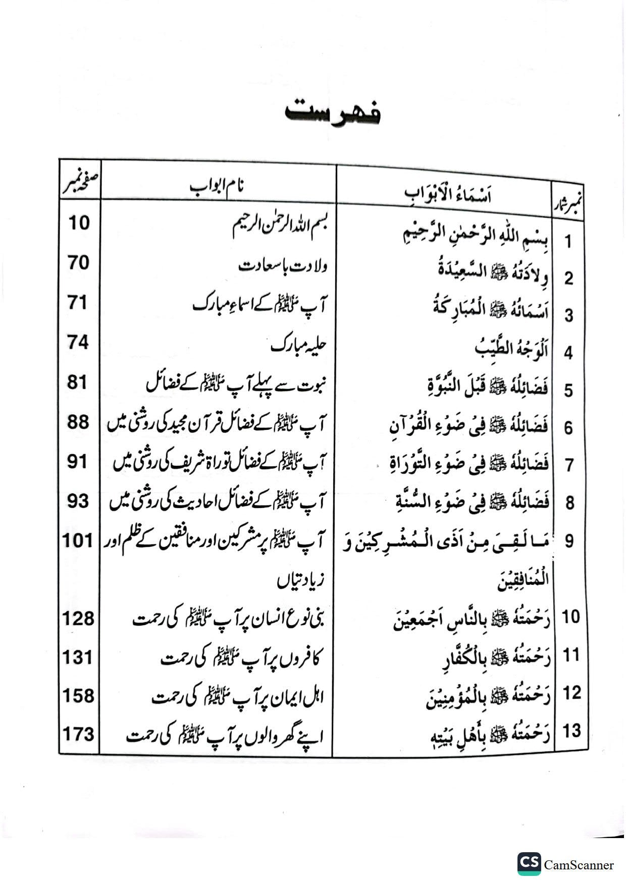 Fazail Rahmatul Lil Alameen<br>فضائل رحمۃللعالمین