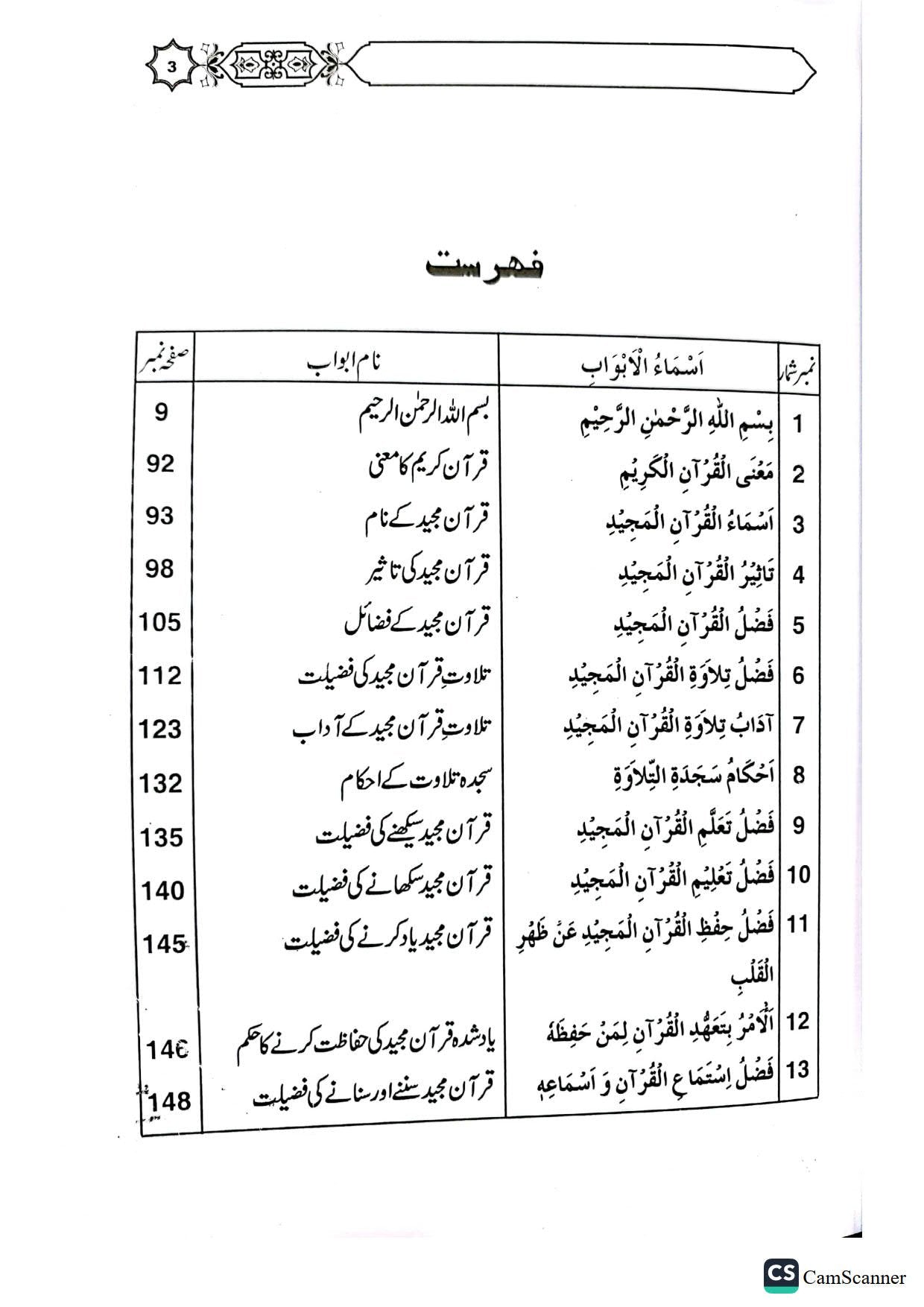 Fazail Quran Majeed<br>فضائل قرآن مجید