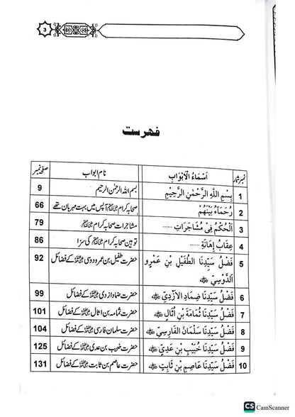 Fazail Sahaba (Part 3)<br>(حصہ سوم)فضائل صحابہ اکرام
