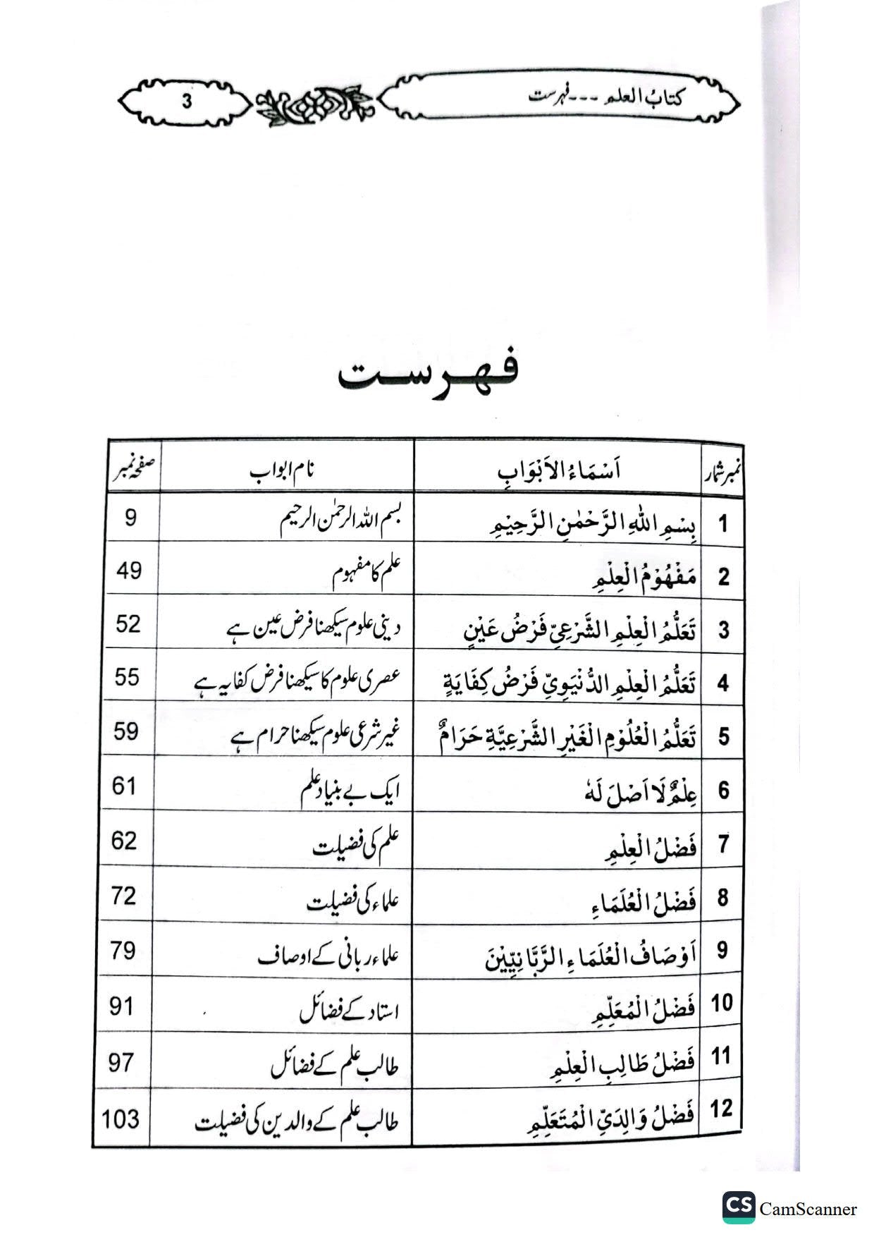 Ilm ka Bayan<br>علم کا بیان