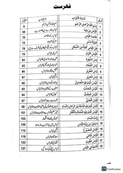 Libas Ka Bayan<br>لباس کا بیان