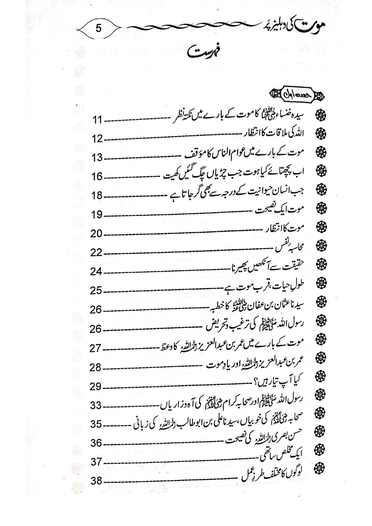 Mot ki Dehleez Par<br>موت کی دہلیز پر