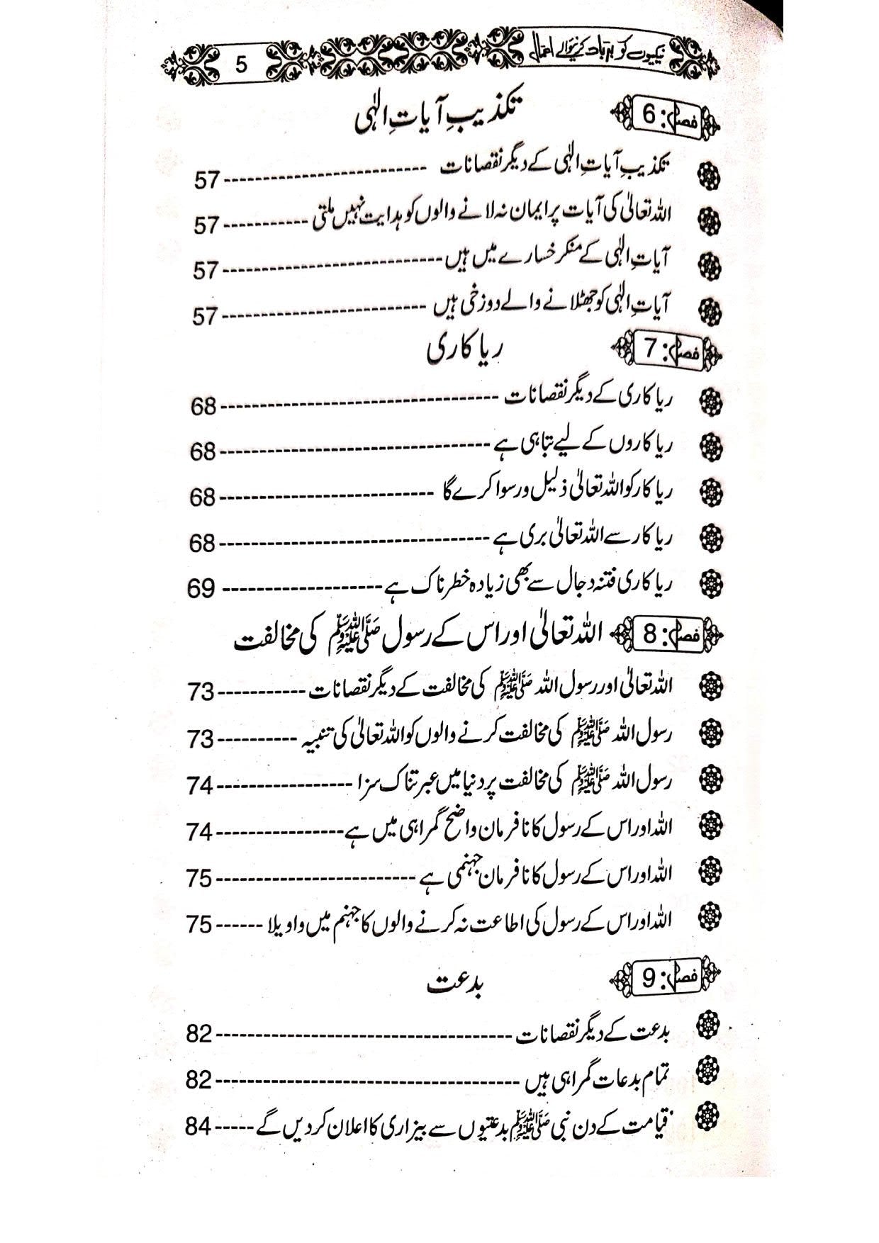 Naikiyon Ko Barbad Karny waly Amal<br>نیکیوں کو برباد کرنے والے اعمال