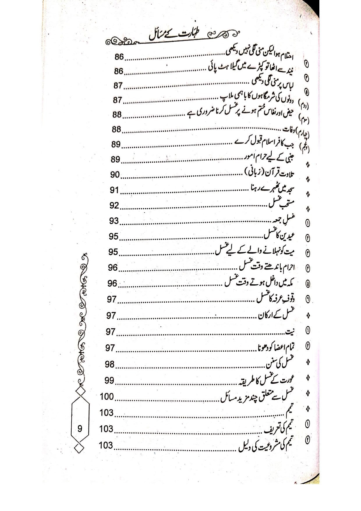 Taharat Kay Masailطہارت کے مسائل