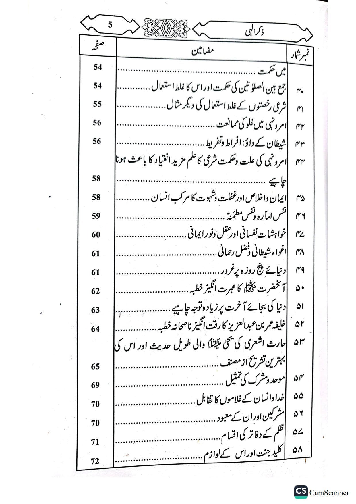 Zikr E Ilahi<br>ذکر الہیٰ